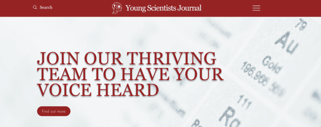 适合高中生发表的、含金量超高论文期刊汇总!名校申请必备!